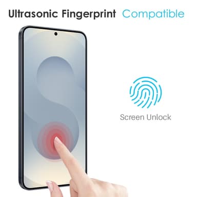 NORTHJO for Samsung Galaxy S25 Edge TPU-deksel + Herdet glassfilm + Kameralinsebeskytter