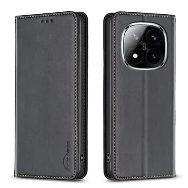 Støtsikkert mobildeksel for Xiaomi Redmi Note 14 Pro+ 5G kortholder svart