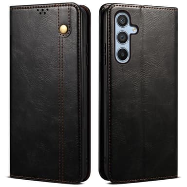 Til Samsung Galaxy S25 Lommebok-deksel - Svart