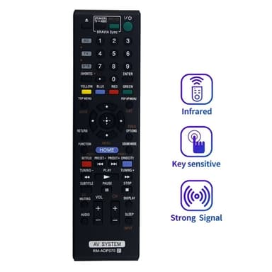 Fjernkontroll Erstatning for RM-ADP070 for Sony DVD
