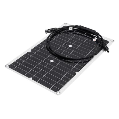 Solcellepanel 20W monokrystallinsk silisium bøyelig solcellepanel for RV / bil / yacht