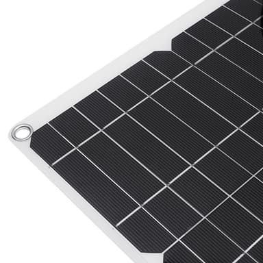 Solcellepanel 20W monokrystallinsk silisium bøyelig solcellepanel for RV / bil / yacht