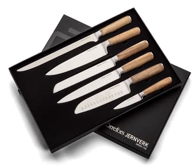 Orrefors Jernverk 6-pakning Kniver Acacia