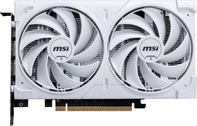 MSI Nvidia GeForce RTX 5060 VENTUS 2X OC 8GB grafikkort (hvit)