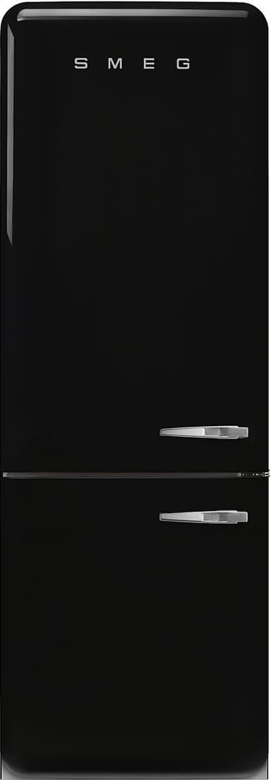 Smeg 50's Style Kombiskap FAB38LBL6 (Svart)