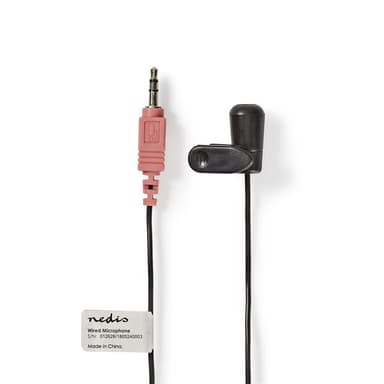 Nedis Mikrofon | Brukes til: Notisbok / Smarttelefon / Tablett | Wired | 1x 3.5 mm
