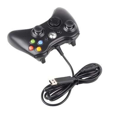 Håndkontroller for Xbox 360 (svart)