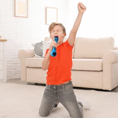 Celly Mikrofon med Bluetooth-høyttaler Blå