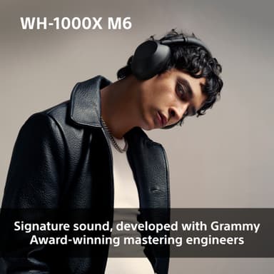Sony WH-1000XM6 trådløse around-ear hodetelefoner (sort)