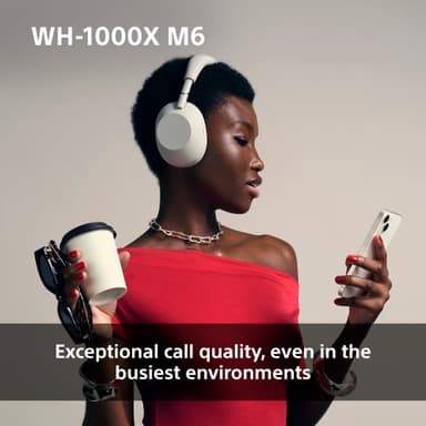 Sony WH-1000XM6 trådløse around-ear hodetelefoner (sort)