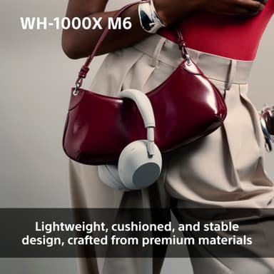 Sony WH-1000XM6 trådløse around-ear hodetelefoner (midnattblå)
