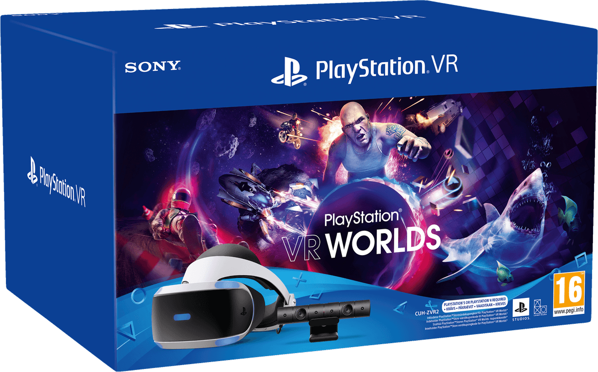 Playstation Vr Mk5 Bundle Ps Vr Briller Med Kamera Og Vr Worlds Vr Gaming Elkjop