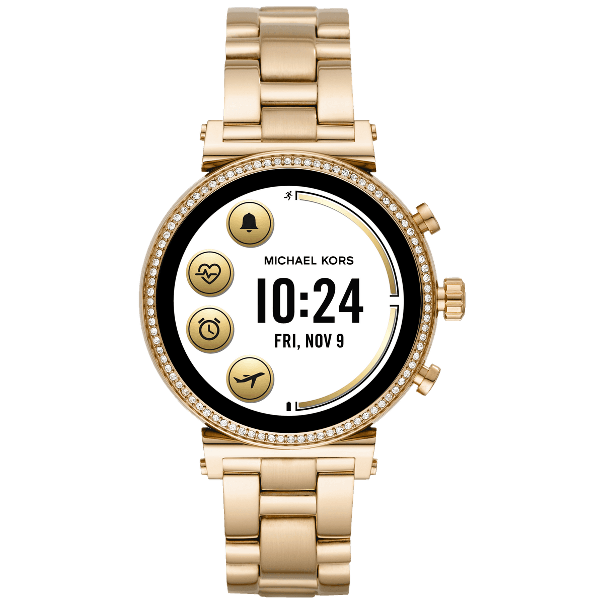 michael kors mkt5023 access sofie gold tone ladies smartwatch