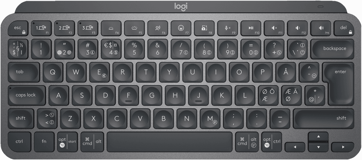 "Godt å skrive på og proppet med funksjoner.." Sånn omtaler Tek.no Logitech MX Keys etter sin test september 2022.