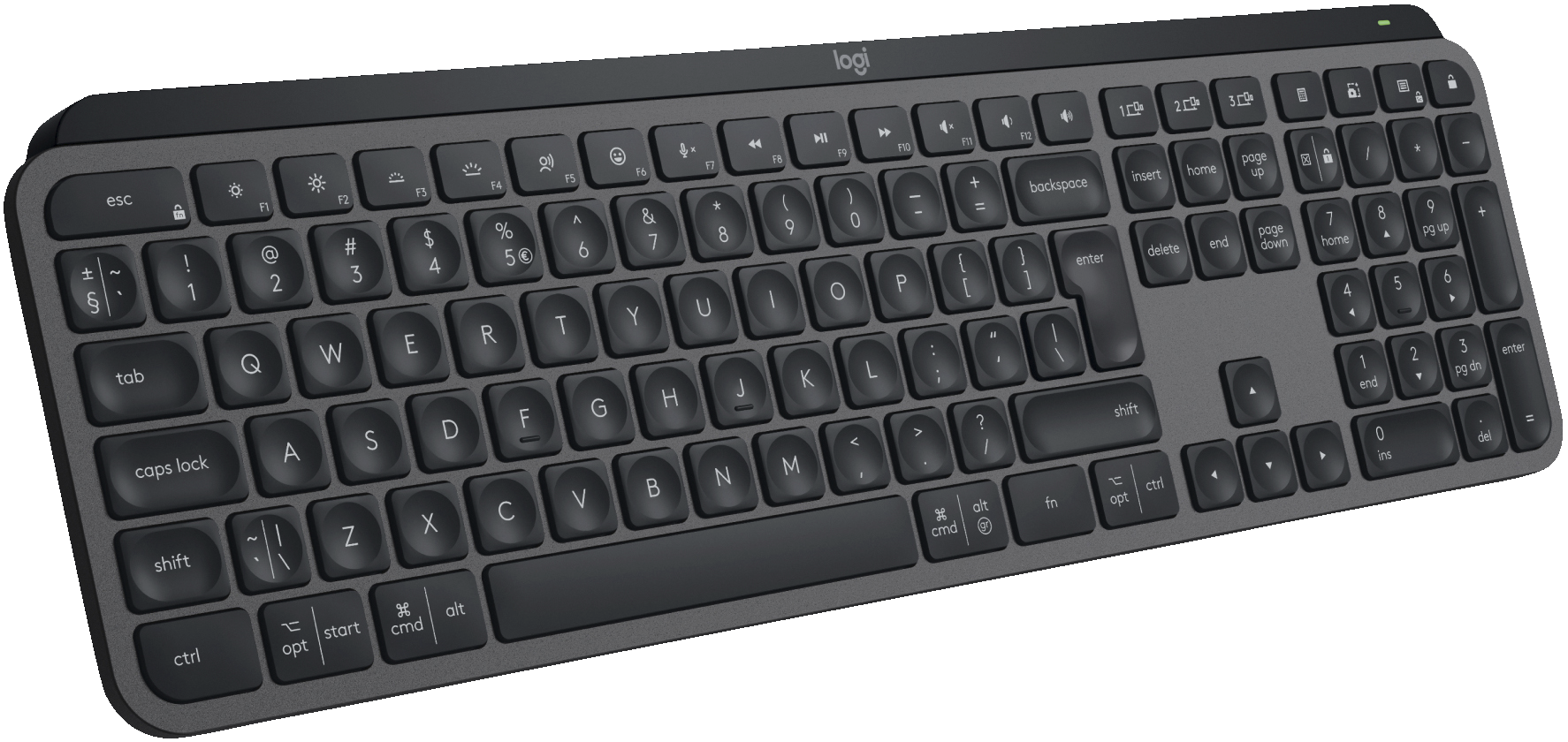 "Stilrent, funksjonelt og stille." sånn omtaler tek.no MX Keys S etter deres test av, september 2023