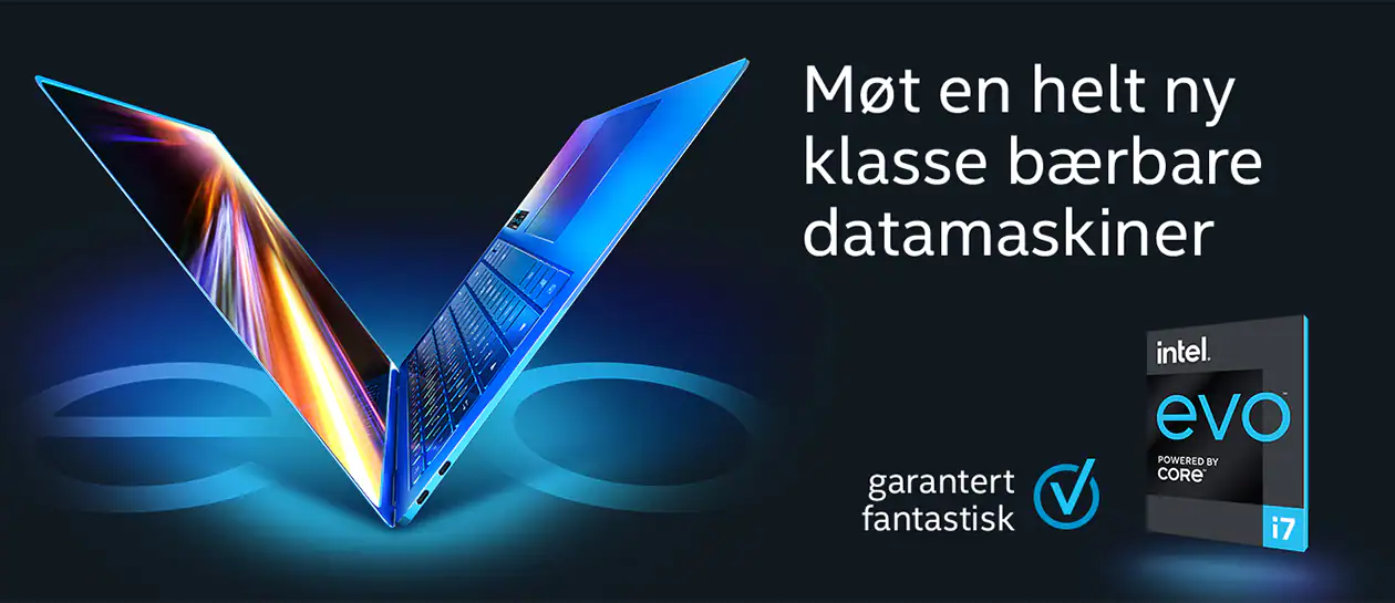 Intel Evo - Møt en ny klasse med bærbare datamaskiner