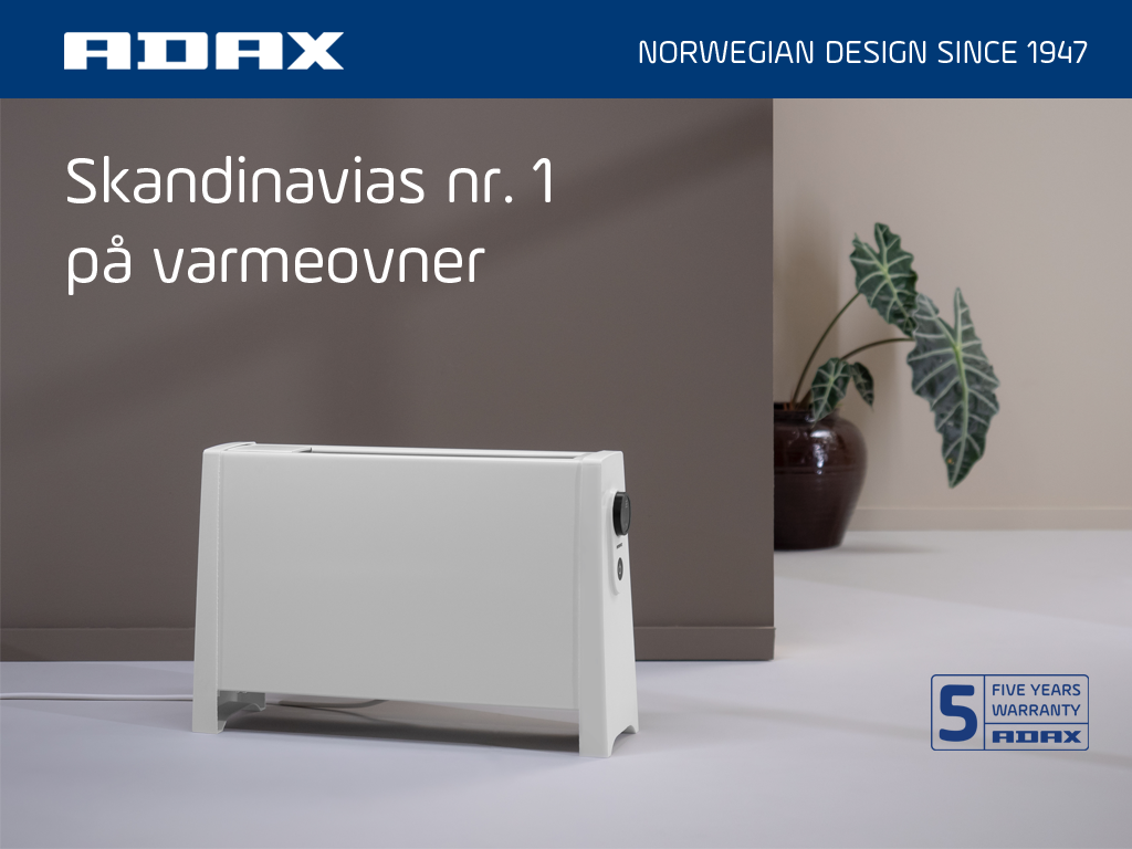 Adax - Skandinavias nr.1 på varmeovner