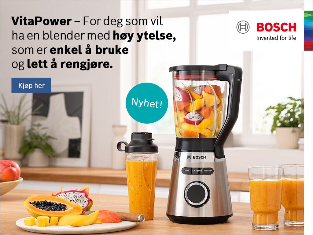 Bosch VitaPower blender - høy ytelse, enkel å bruke, lett å rengjøre