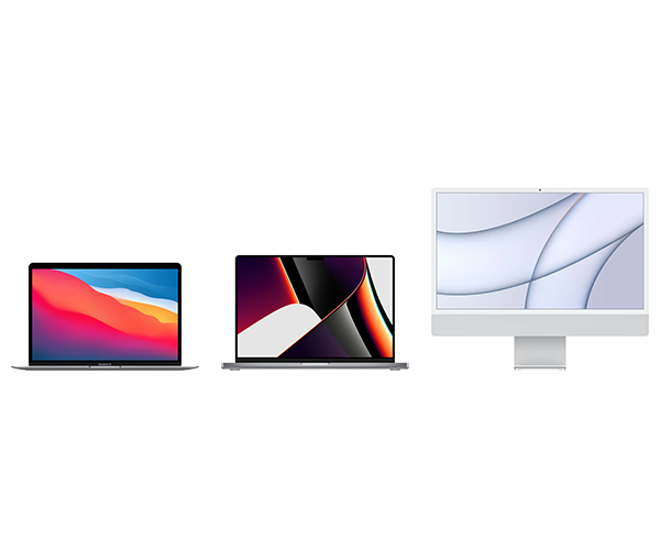 MacBook Pro, MacBook Air og iMac