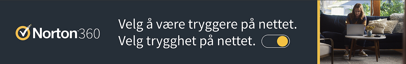 Norton Top Banner med norsk tekst