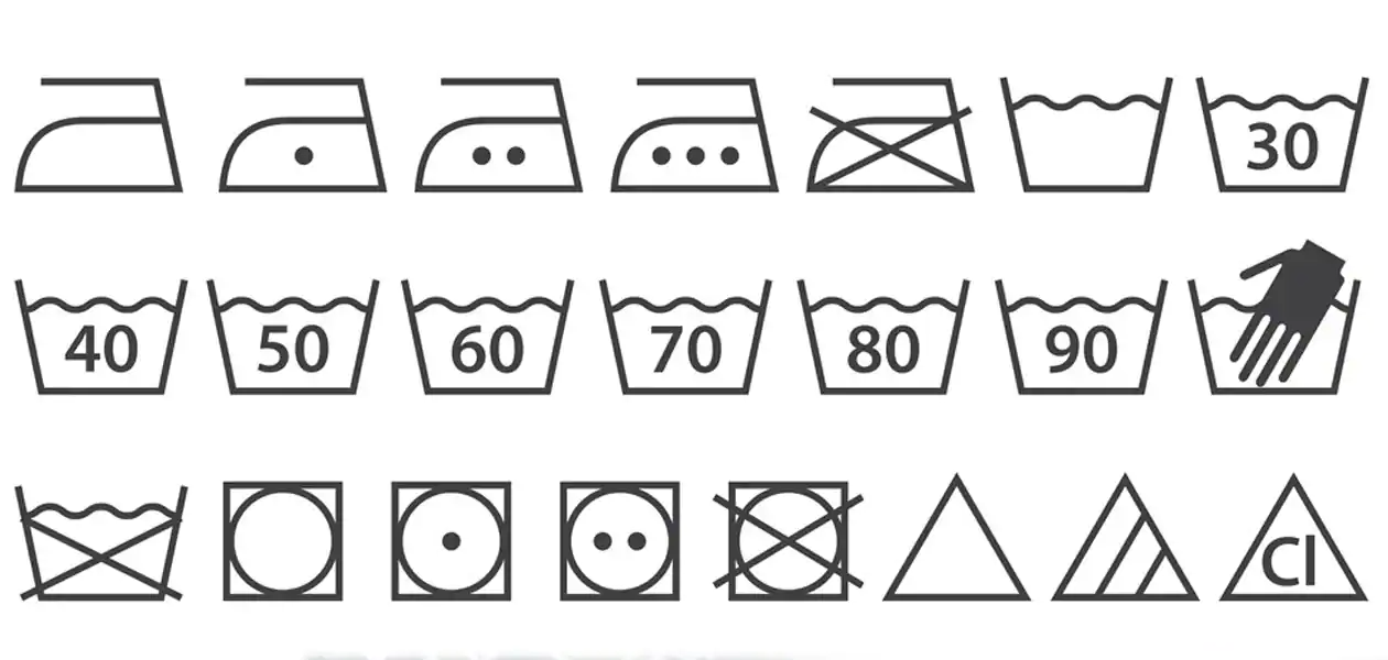 Vaskesymbol Finvask () Vaskesymbol Finvask