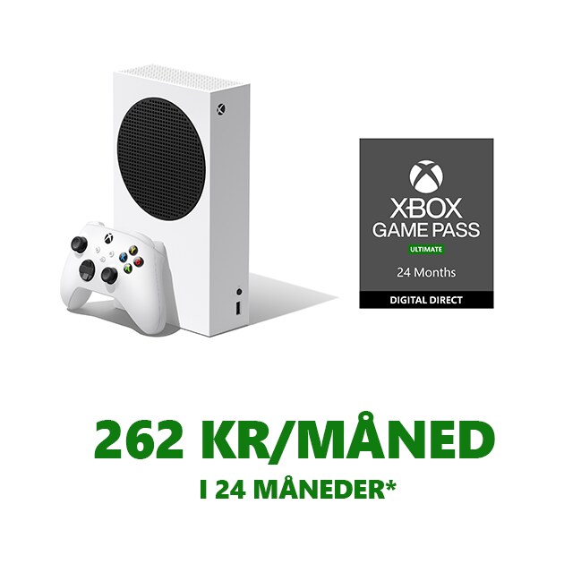 XBOX series S Game Pass med norsk tekst