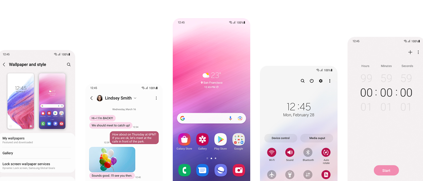 Galaxy A33 brukersnitt