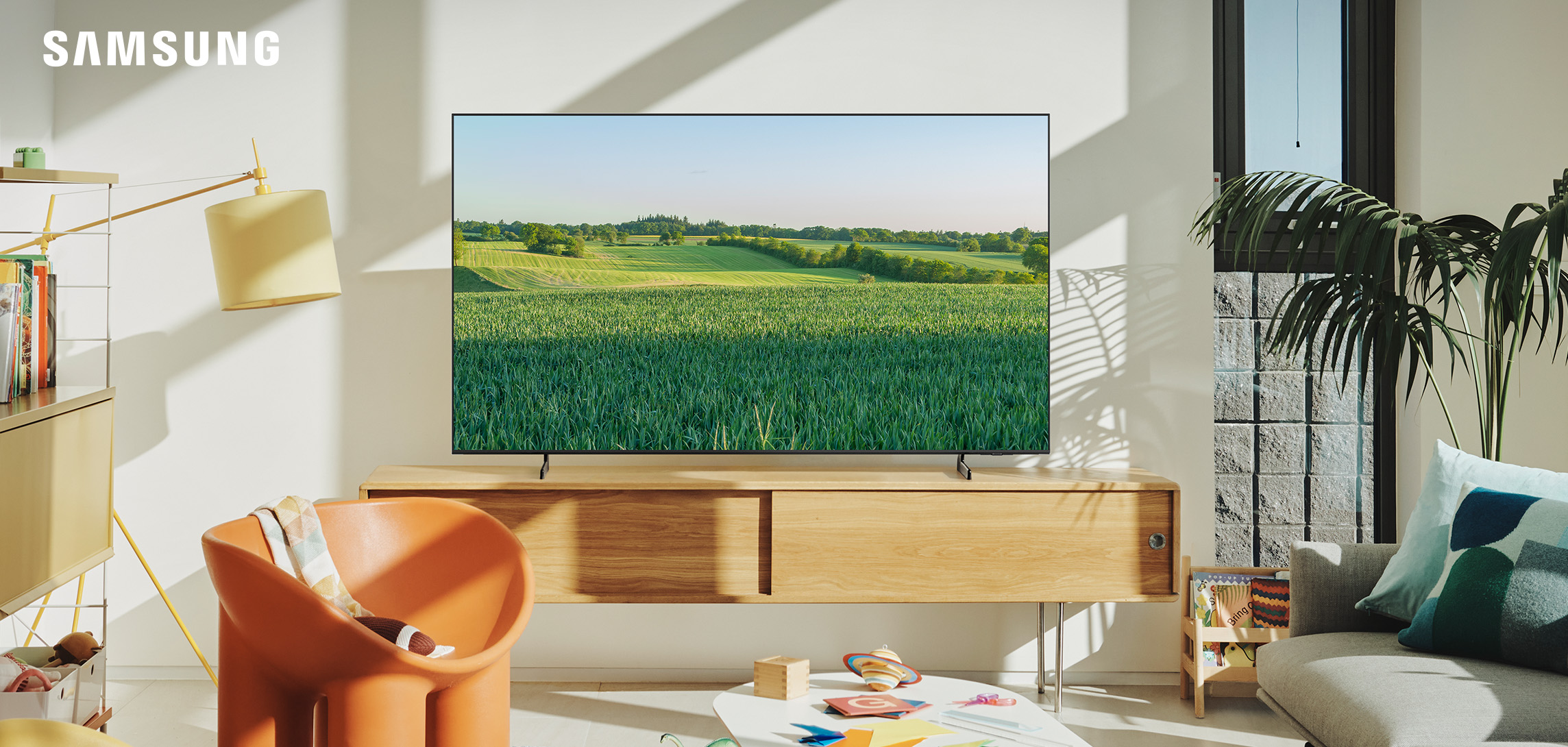 QLED-TV i stue