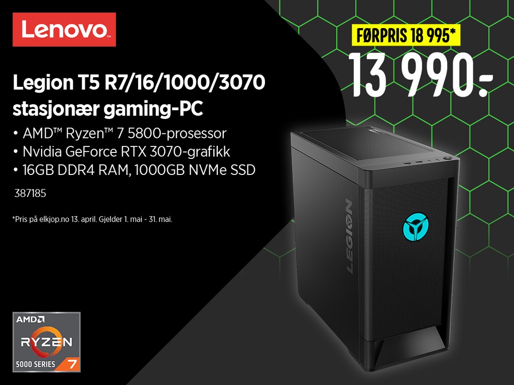 Monthly Gaming Deal May - Lenovo desktop 