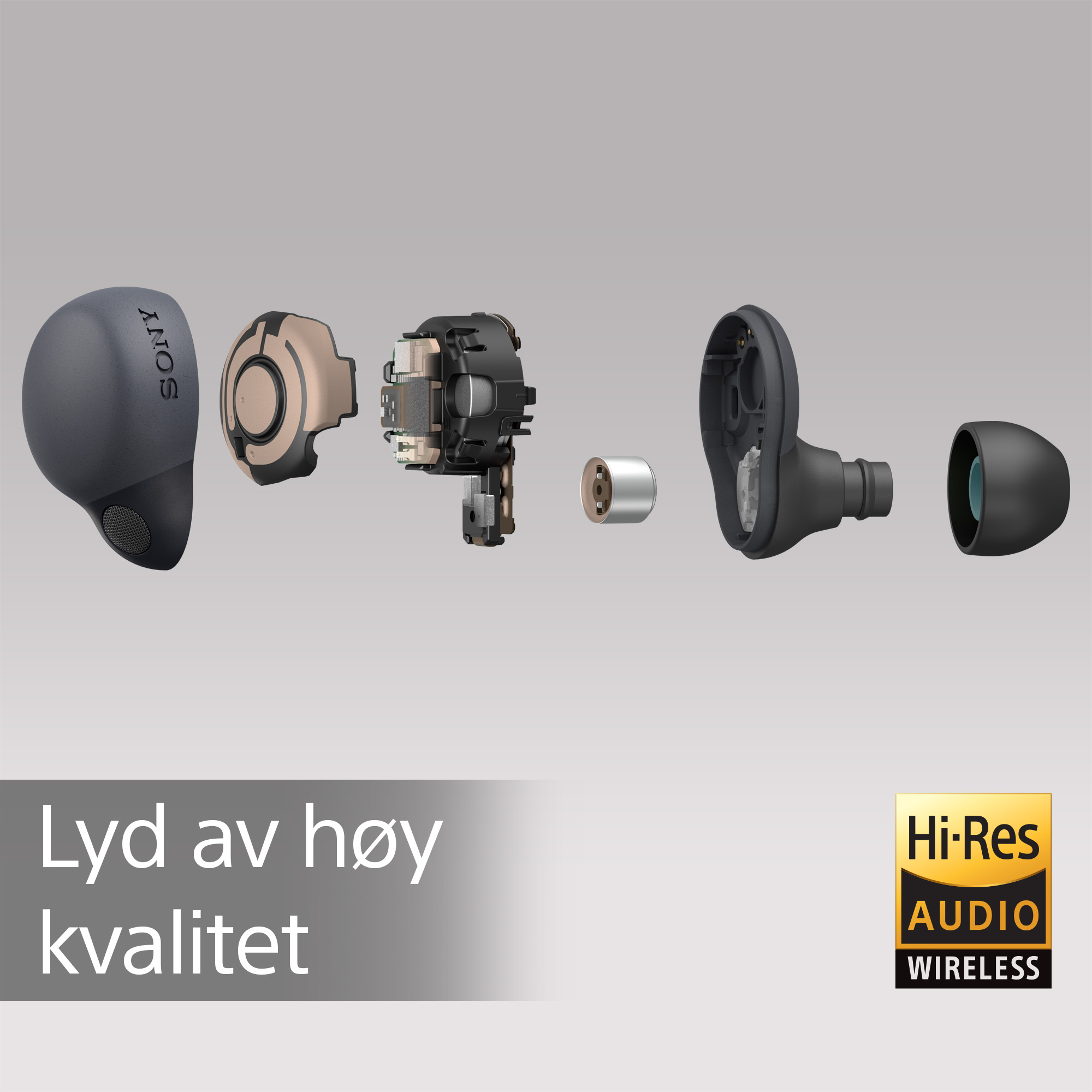 Komponentene i LinkBuds S