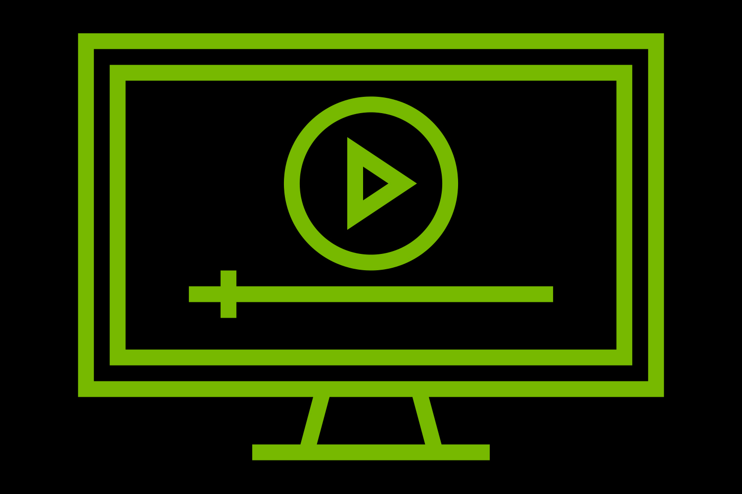 illustrasjon av NVIDIA Broadcast