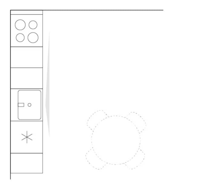 Epoq - Kitchen  - Trend Greige - Floor plan
