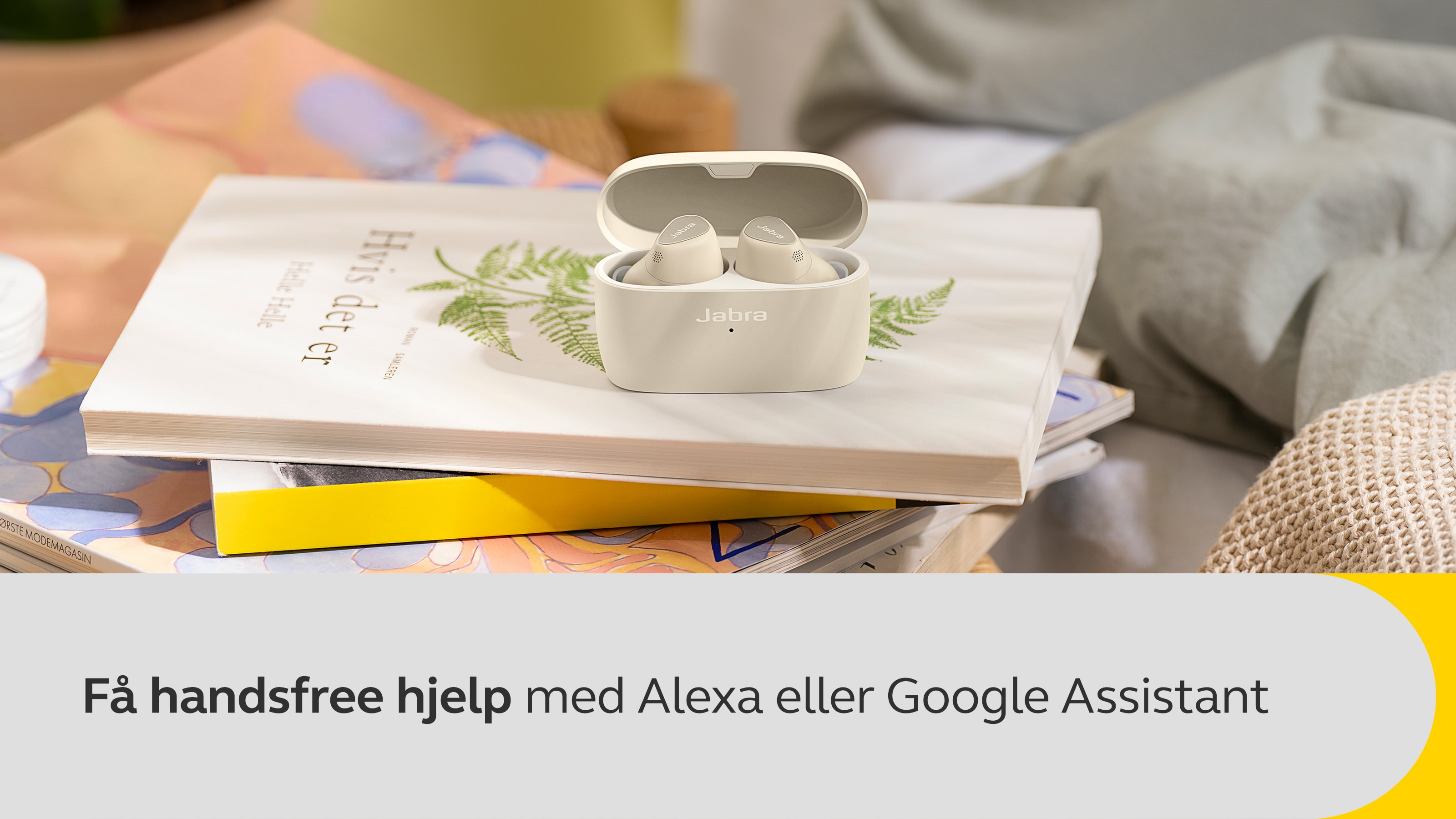 Få håndfri hjelp med Alexa eller Google Assistant
