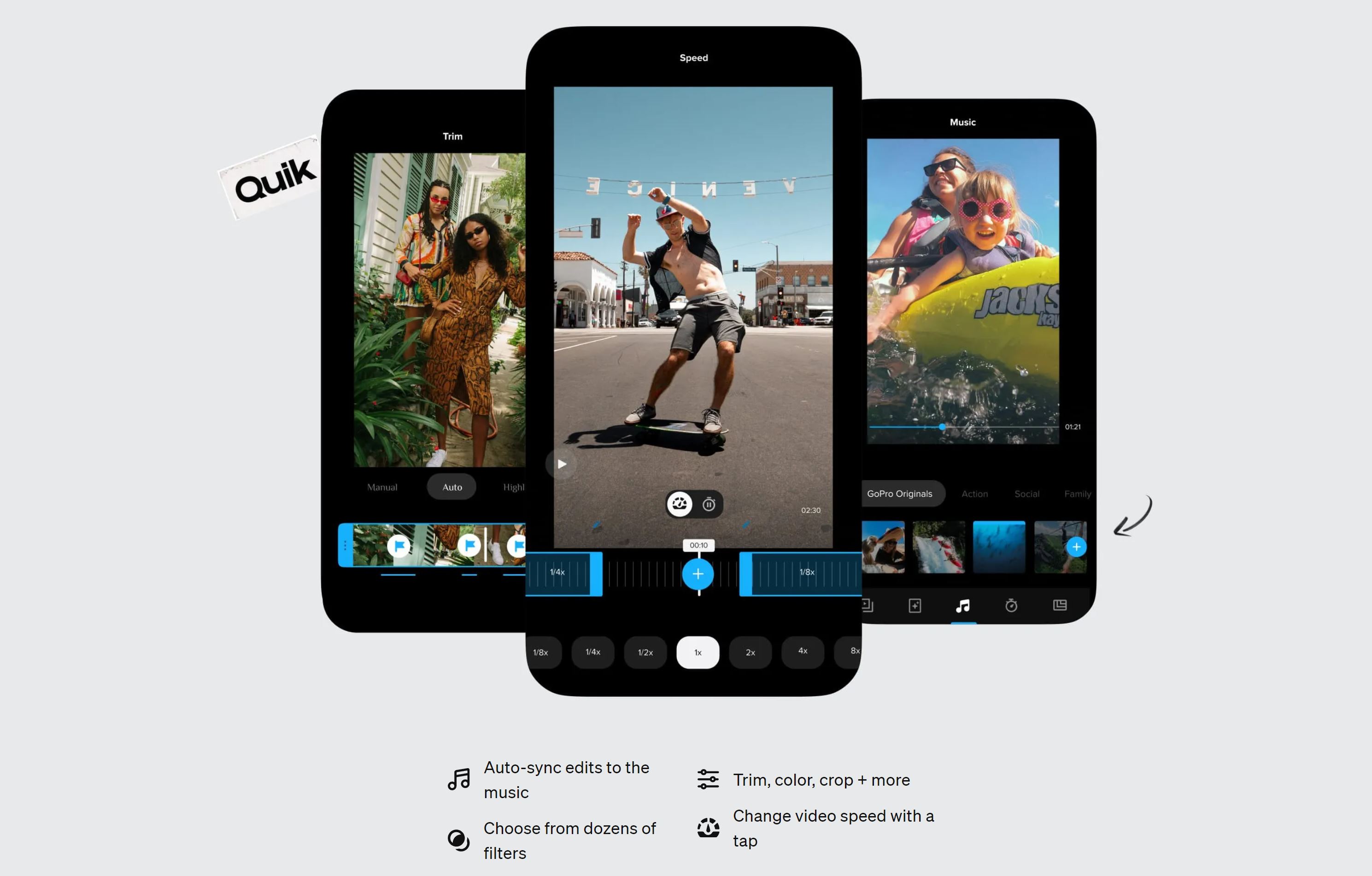 GoPro HERO11 Black - Quik app