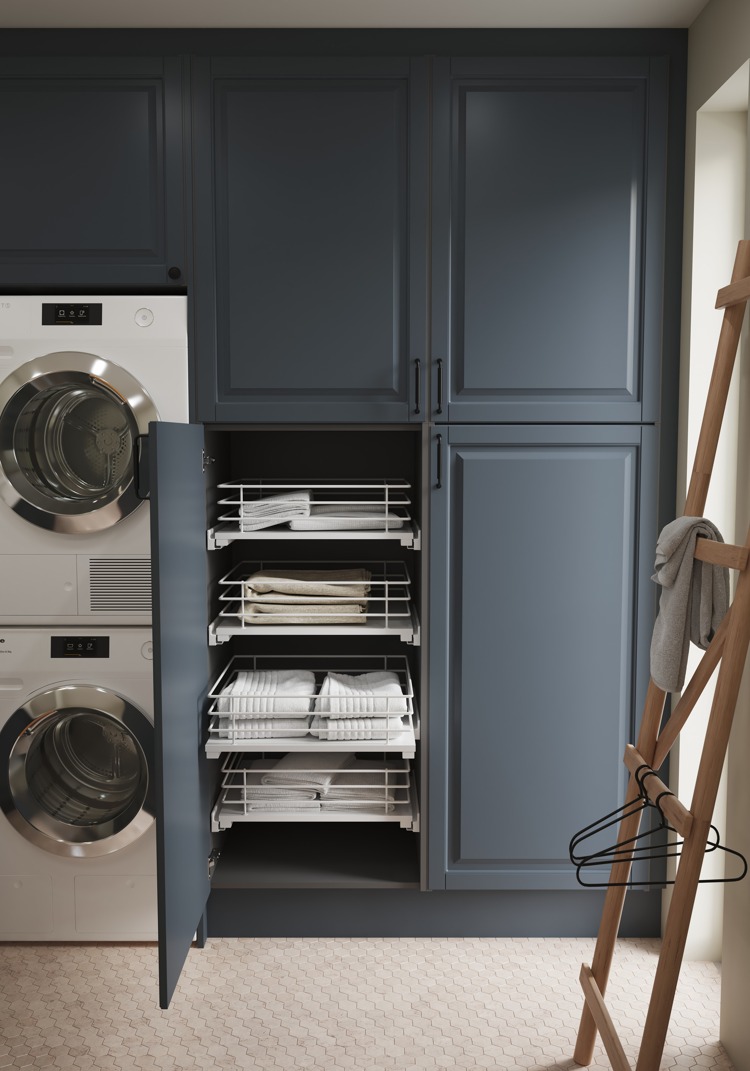 Epoq Heritage Blue Grey vaskerom