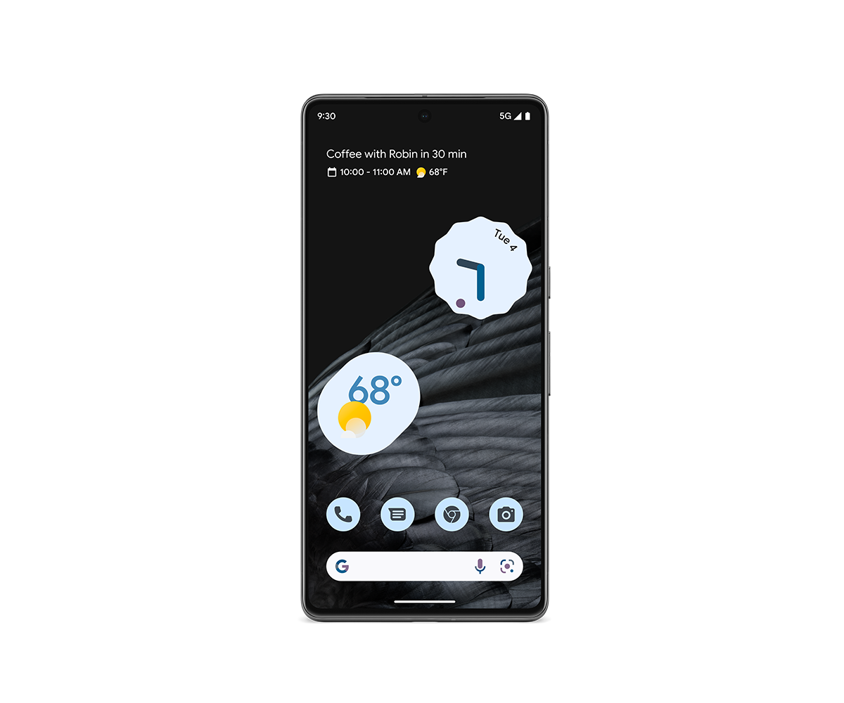 The front of the Pixel 7 Pro