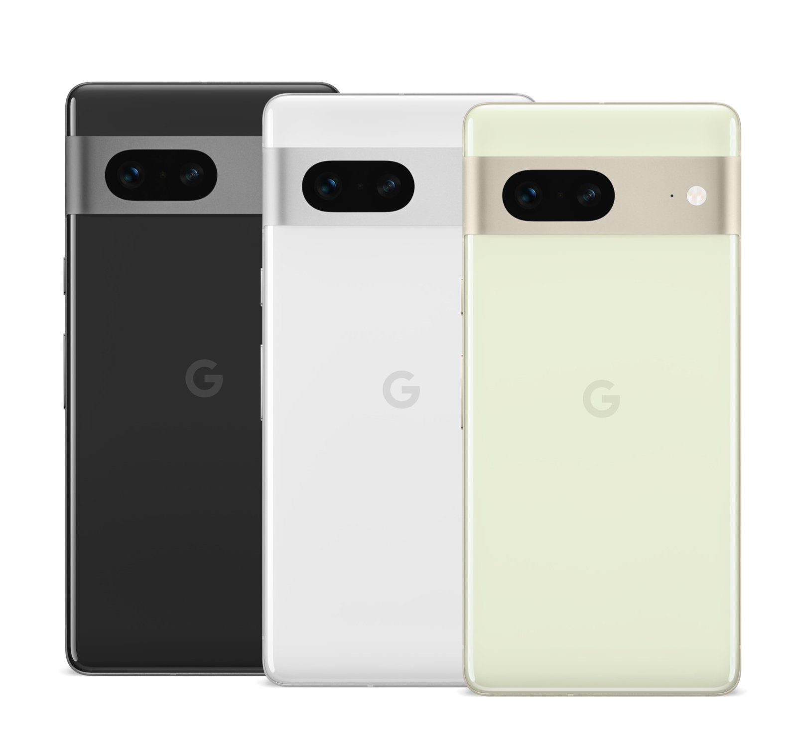 Pixel 7 in three colors