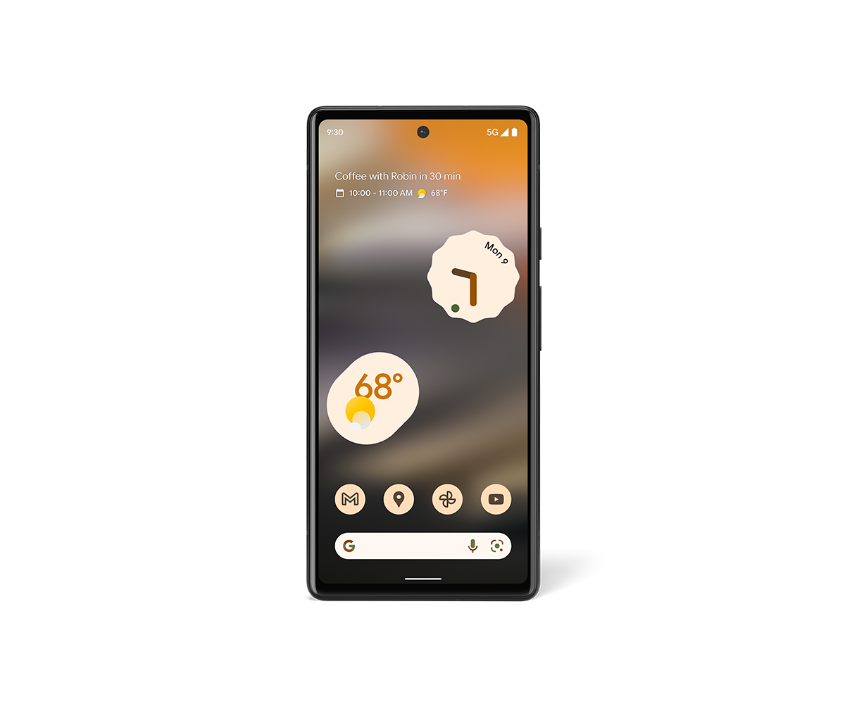The front of the Pixel 6a