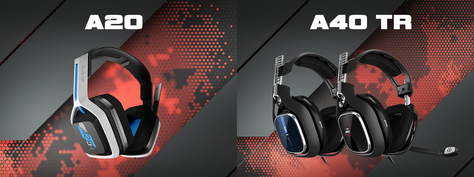 Logitech Astro A20 og A40 TR gamingheadset