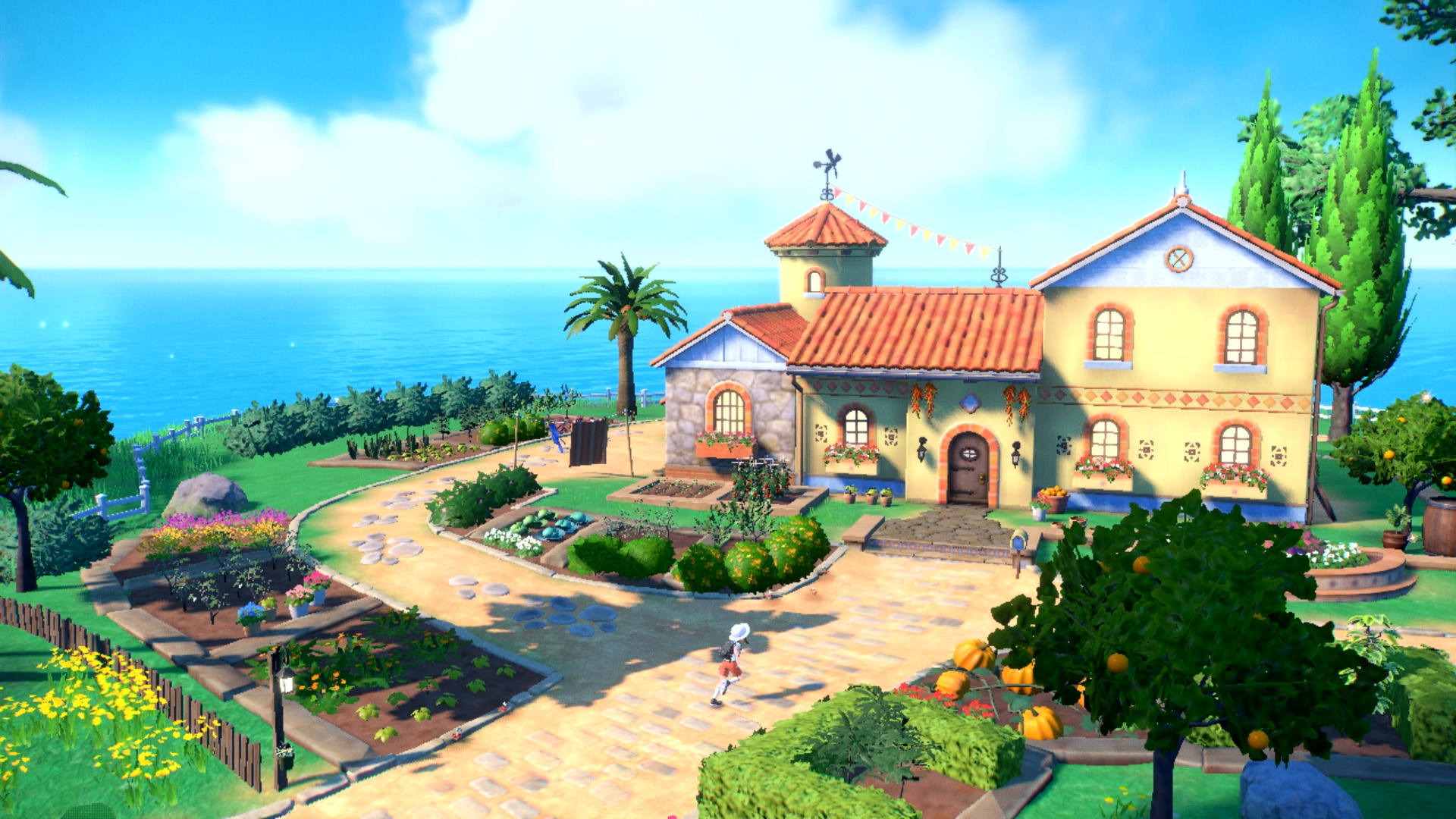 Villa ved havet fra fra Pokémon Scarlet / Pokémon Violet-spillet