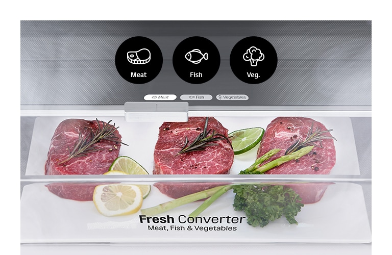 FRESHConverter™ Velg optimal temperatur etter type mat