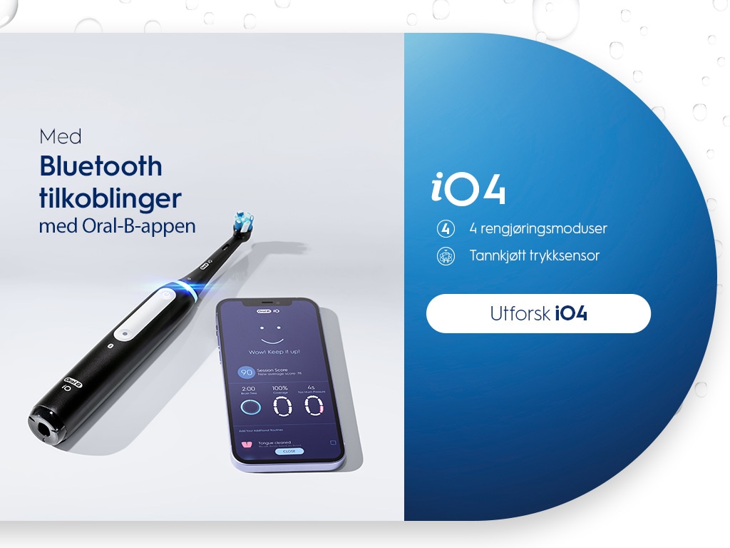 Oral B iO4 med Bluetooth