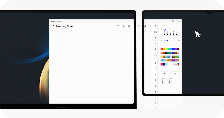 Samsung Galaxy Book3 Second Screen som utvider arbeidsområdet ditt