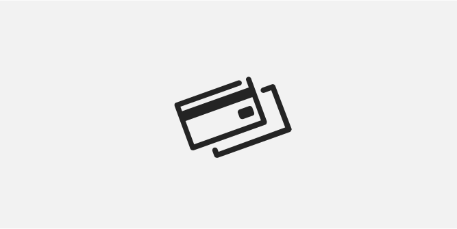 Betalingsalternativer - Ikon med kort og sedler på grå bakgrunn