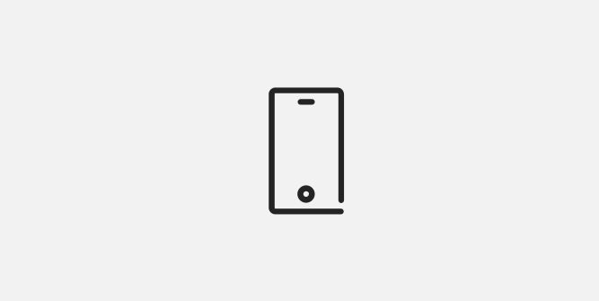 Kontakt oss - ikon av smarttelefon på grå bakgrunn