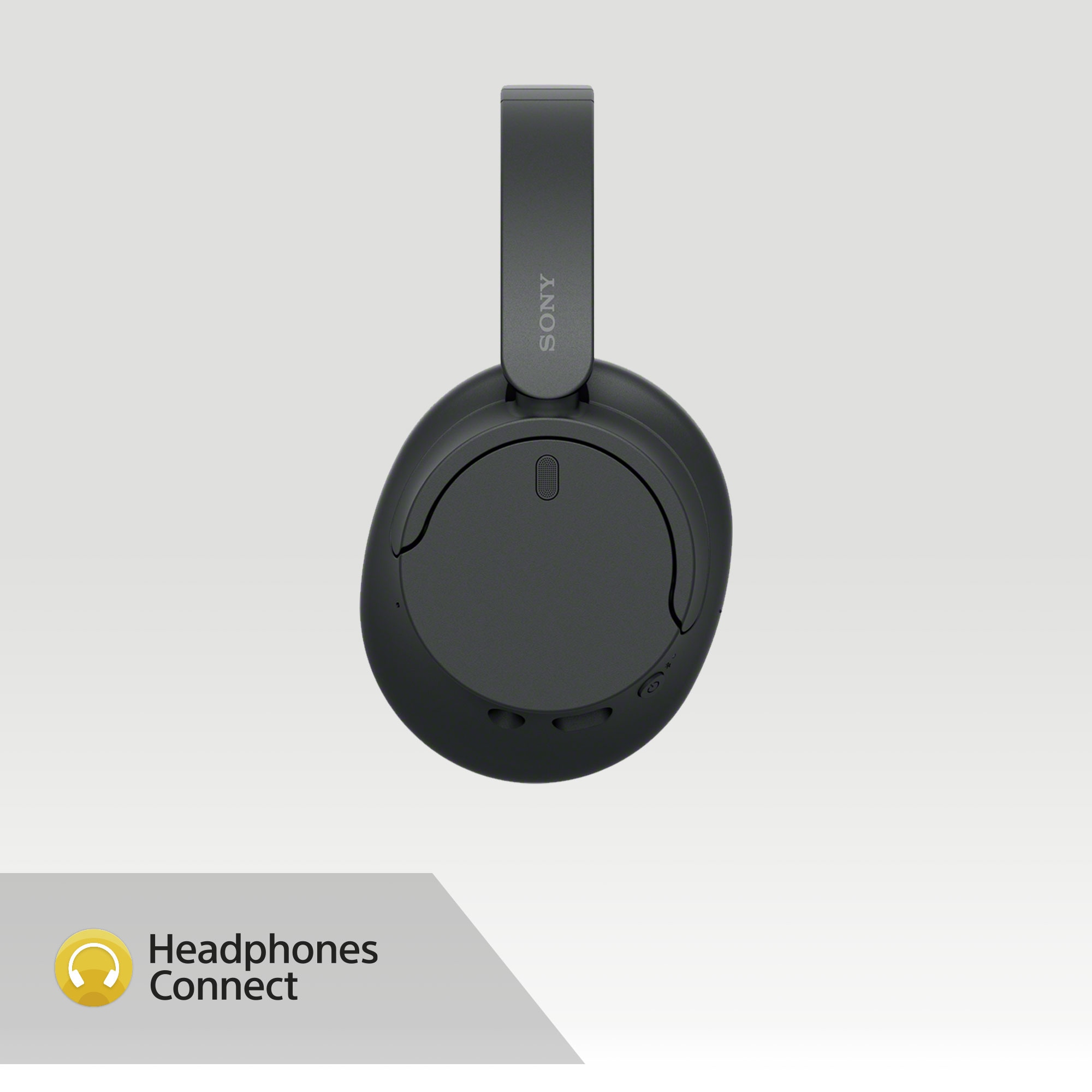 Svart Sonys WH-CH720-hodetelefoner og Headphones Connect-app