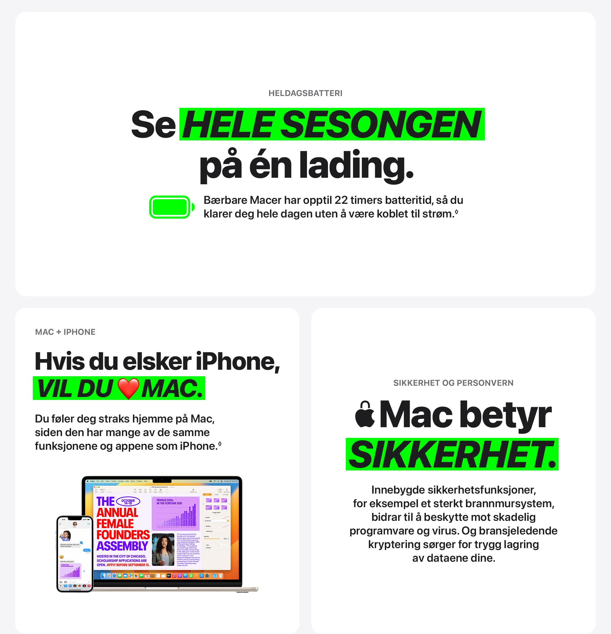 Hvis du elsker iPhone, vil du elske Mac