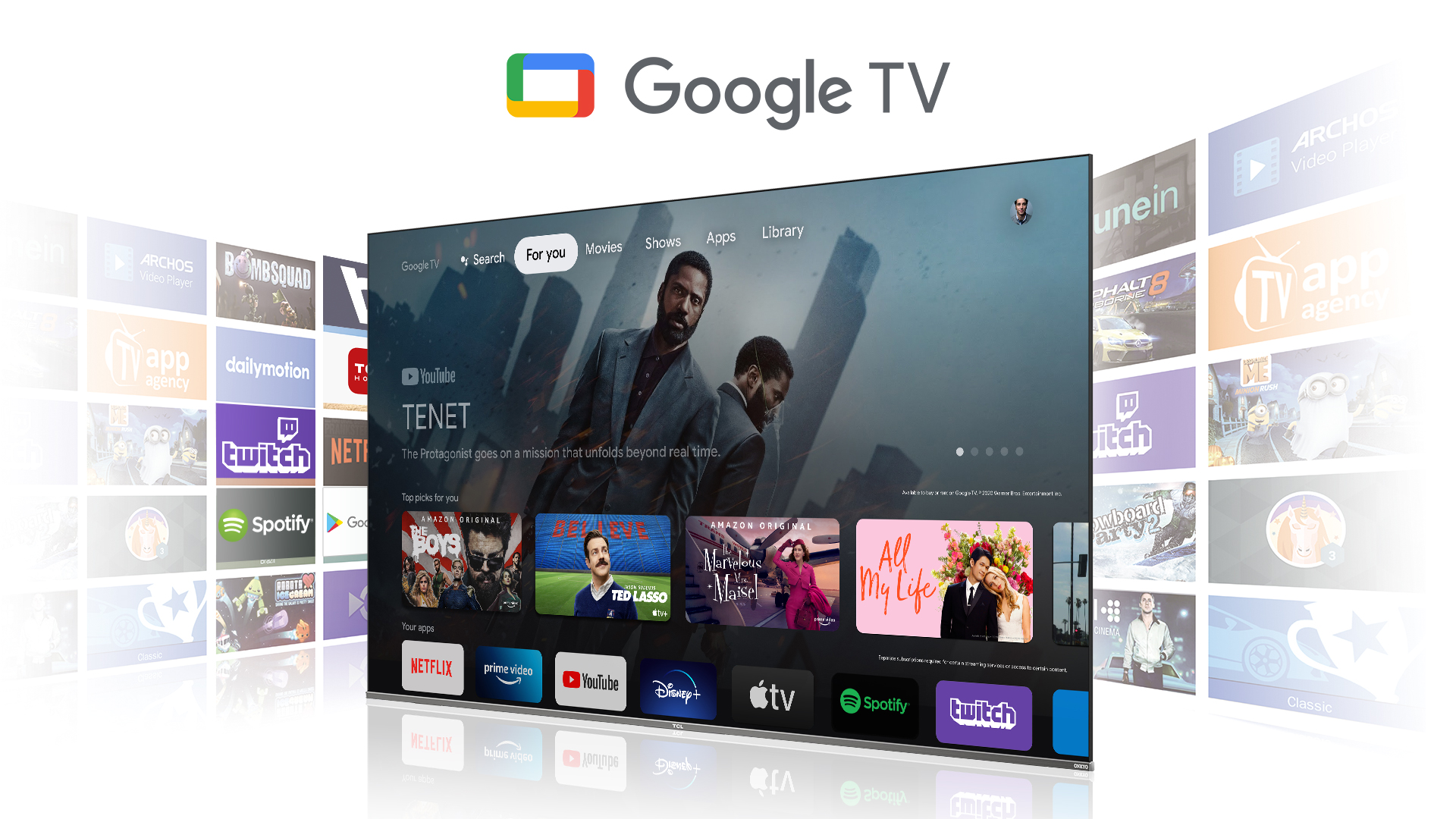 CE - TCL MQLED80 - Google TV