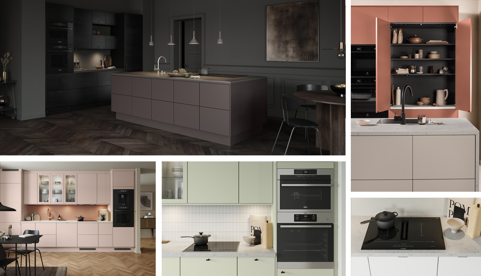 Epoq - Kitchen - Collage with 5 pictures