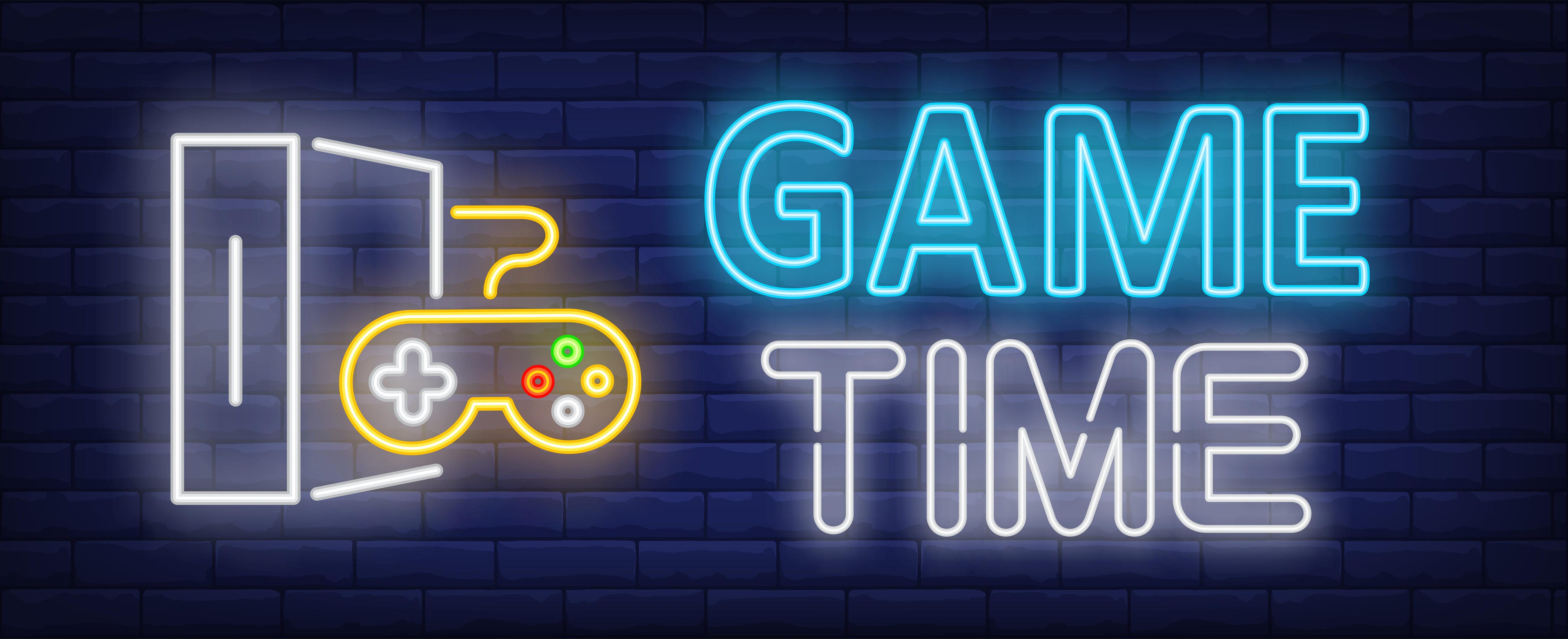 Spillkonsollguide  - Game time banner